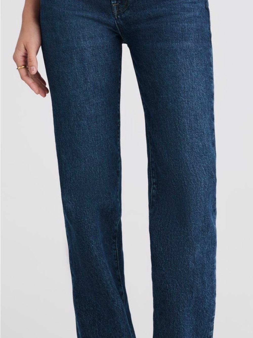 NYDJ Straight Leg Jeans in Deep Indigo
